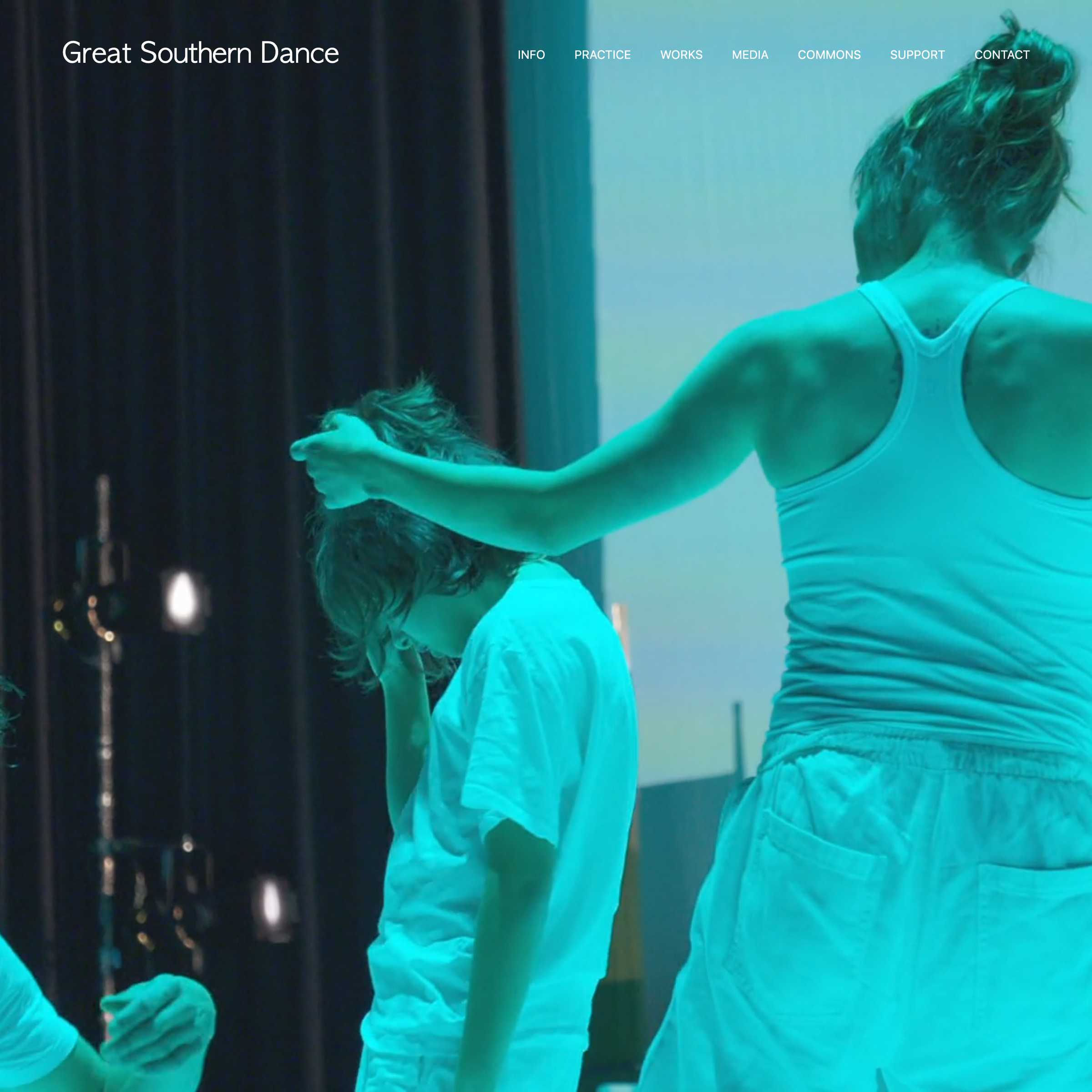 Screenshot of the Great Southern Dance project